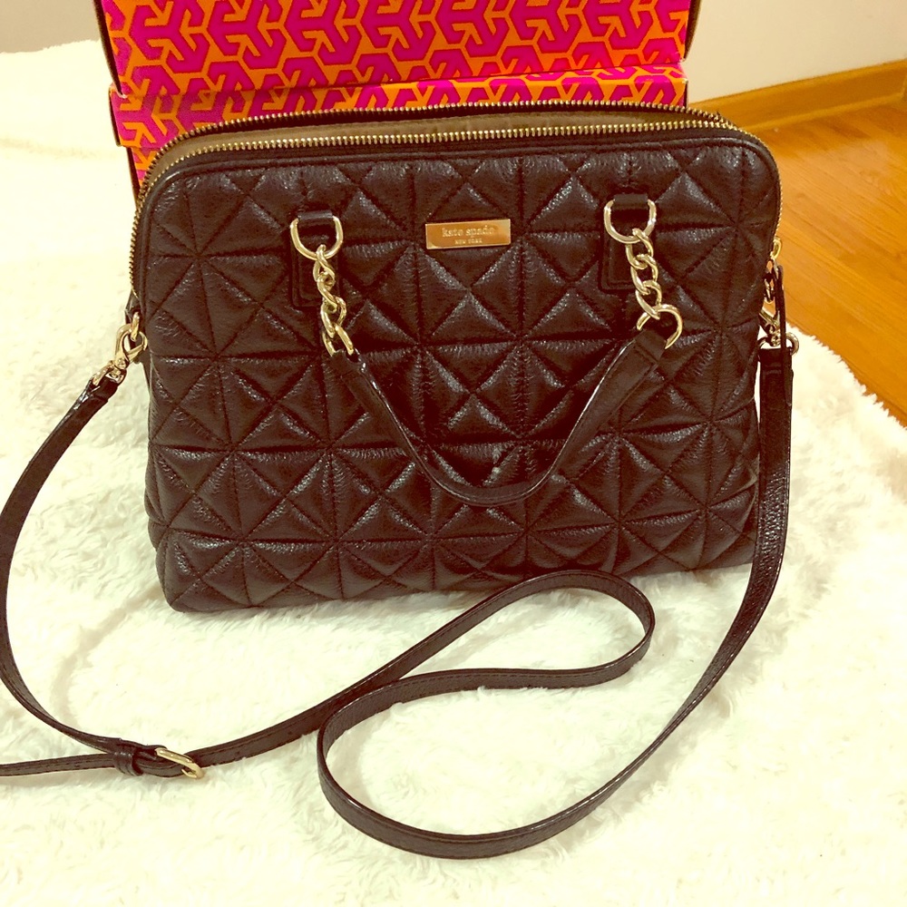 Kate Spade Black Satchel Rachelle Bag